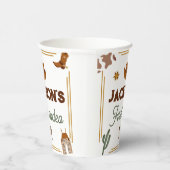 Jongens Mijn Eerste Rodeo Cowboy 1e Verjaardag Papieren Bekers (Rechts)