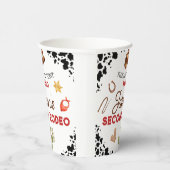 Jongens Mijn tweede Rodeo Cowboy 2e Verjaardag Papieren Bekers (Rechts)