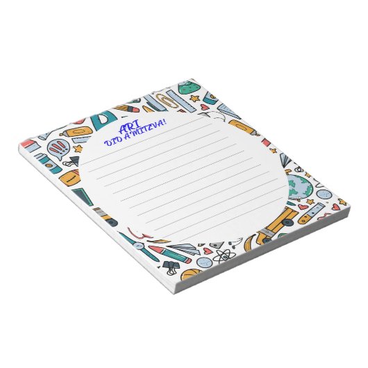 Jongens Mitzva Note Notitieblok (Schuin)