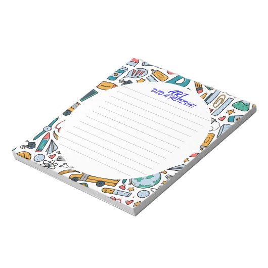 Jongens Mitzva Note Notitieblok (Linkerzijde)