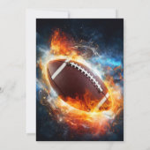 Jongens Modern Blauw Sport Kinderen Verjaardag Kaart (Achterkant)