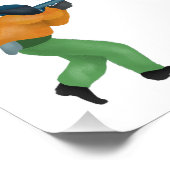 Jongens Modern Paintball Verjaardagsfeestje Welkom Perfect Poster (Hoek)