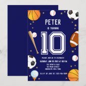 Jongens Moderne Sport Kids Verjaardag Kaart (Voorkant / Achterkant)