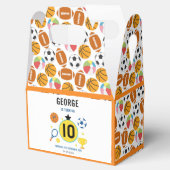 Jongens moderne sport verjaardagsfeestje | Game Da Bedankdoosjes (Geopend)