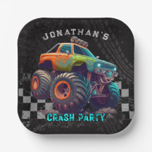 Jongens Monster Truck Rally Verjaardagsfeest