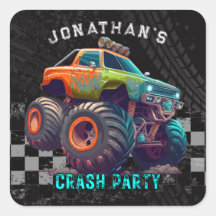 Jongens Monster Truck Rally Verjaardagsfeest