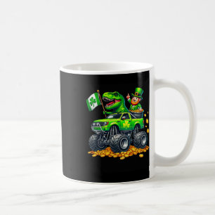 Jongens Monster Truck T-rex Leprechaun St Patricks Koffiemok