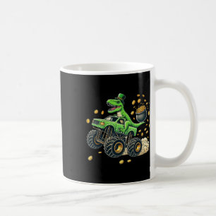 Jongens Monster Truck T-rex St. Patrick's Dag Dino Koffiemok