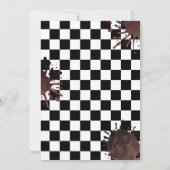 Jongens Monster Vrachtwagen Verjaardagsfeestuitnod Kaart (Achterkant)