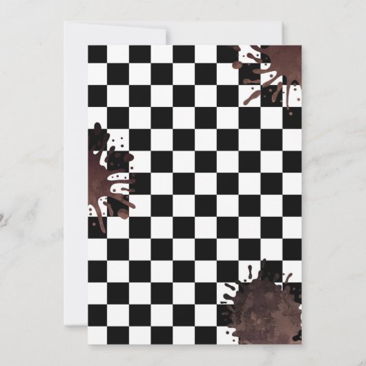 Jongens Monster Vrachtwagen Verjaardagsfeestuitnod Kaart (Achterkant)