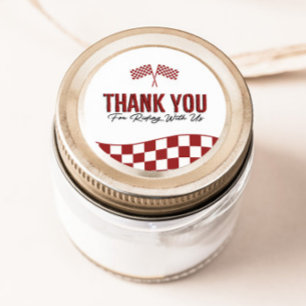 Jongens Motorcross Dirt Bike Verjaardag Ronde Sticker