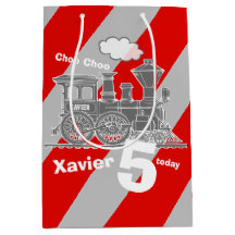 Jongens naam leeftijd trein loco grijs 5e verjaard