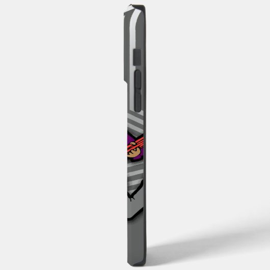 Jongens naam rockstar kinder grijze telefooncel Case-Mate iPhone case (Achterkant / Links)