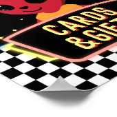 Jongens Neon Galaxy Ruimte Alien Kaarten Cadeaus B Poster (Hoek)
