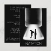 Jongens Night Out Party VIP Uitnodiging (Voorkant / Achterkant)