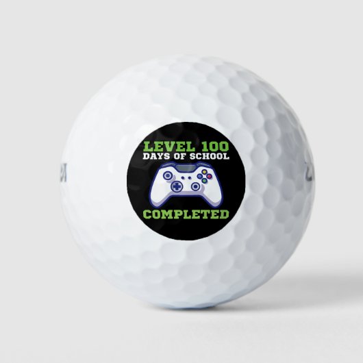 Jongens Niveau 100 Dagen School Voltooide Golfballen (Voorkant)