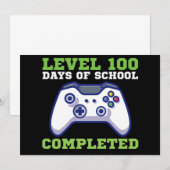 Jongens Niveau 100 Dagen School Voltooide Kaart (Voorkant / Achterkant)