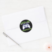 Jongens Niveau 100 Dagen School Voltooide Ronde Sticker (Envelop)