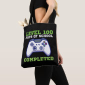 Jongens Niveau 100 Dagen School Voltooide  Tote Bag (Dichtbij)