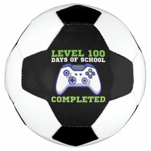 Jongens Niveau 100 Dagen School Voltooide  Voetbal