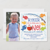 Jongens O-vis-ally één verjaardagsuitnodiging Kaart (Voorkant)