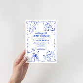 Jongens Oerwoud Zoo Safari Dieren Verjaardag Kaart