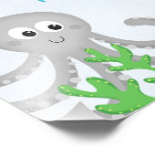 Jongens onder het Zee 1e Verjaardag Welkomstbord Foto Afdruk (Hoek)