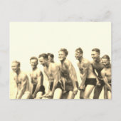 Jongens op een helling briefkaart (Voorkant)