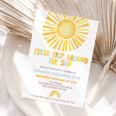 Jongens Oranje eerste reis rond de zon 1e verjaard Kaart