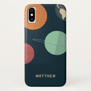 Jongens Outer Space Planet Telefoon Case-Mate iPhone Case