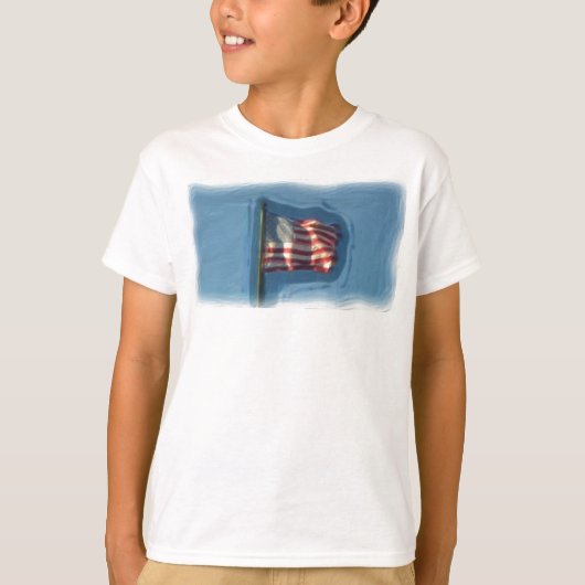 Jongens patriottisch shirt (Voorkant)