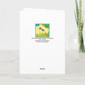 Jongen's persoonlijke Cartoon Birthday Card Kaart (Achterkant)