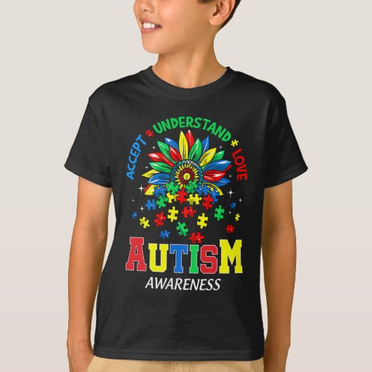 Jongens Peuter Autisme 1 Disabilities Awareness T-shirt (Voorkant)
