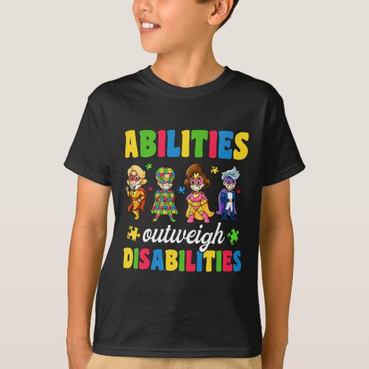 Jongens Peuter Autisme Disabilities Awareness T-shirt (Voorkant)