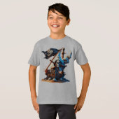 Jongens Pirate Ship T-shirt (Voorkant volledig)