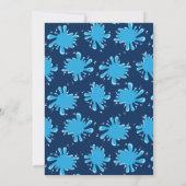 Jongens Pool Party 9th Birthday Kaart (Achterkant)