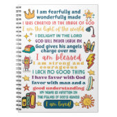 Jongens positieve affirmatie Schrift Notitieboek (Voorkant)