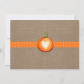 Jongen's Pumpkin 2e verjaardag Foto Kaart (Achterkant)