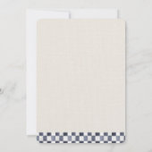Jongens racefeest stationery bedankt (Achterkant)