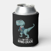 Jongens Ring Bearer T-Rex Dinosaur Wedding Party G Blikjeskoeler (Blikje Voorkant)