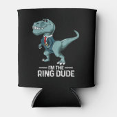 Jongens Ring Bearer T-Rex Dinosaur Wedding Party G Blikjeskoeler (Voorkant)
