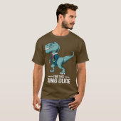 Jongens Ring Bearer T-Rex Dinosaurus Bruiloft T-shirt (Voorkant volledig)