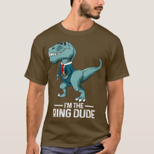 Jongens Ring Bearer T-Rex Dinosaurus Bruiloft T-shirt