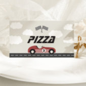 Jongens  Rode Race Auto Verjaardagsfeest Plaatskaartje