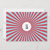 Jongens Rood Blauw Grootste Show Circus Ticket Ver Kaart (Achterkant)