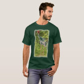 Jongens rood hoofd vogel shirt (Voorkant volledig)