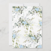 Jongens Rustiek Groen Bladgroen Oh Herten Baby sho Kaart (Achterkant)