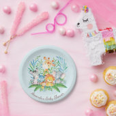 Jongens Safari Oerwoud Baby shower 7" Bord (Feest)