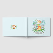 Jongens Safari Oerwoud Baby shower Gastboek Gastenboek (Volledig)