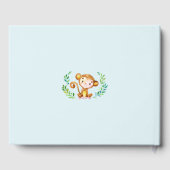 Jongens Safari Oerwoud Baby shower Gastboek Gastenboek (Achterkant)